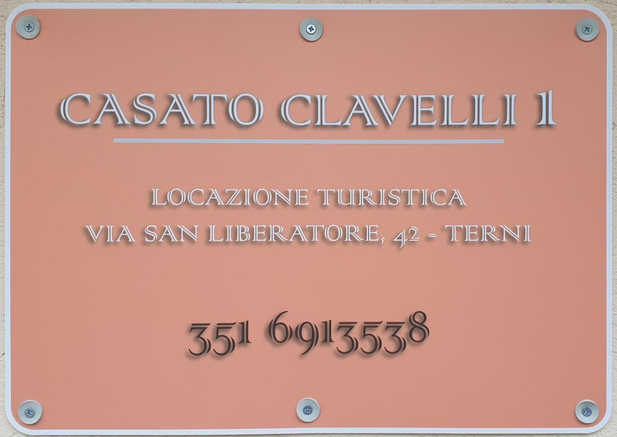 Casato Clavelli 1 Villa Collestatte Bagian luar foto