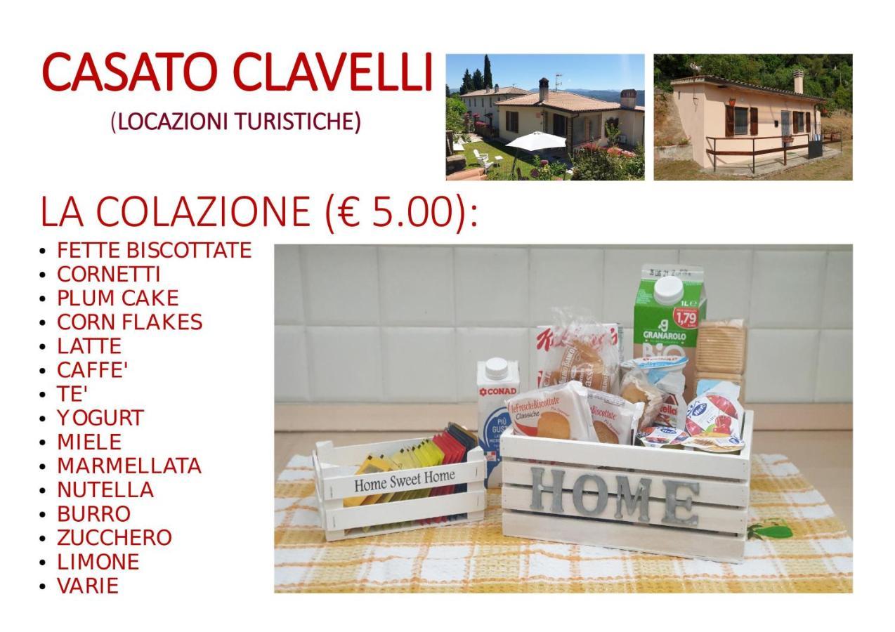 Casato Clavelli 1 Villa Collestatte Bagian luar foto