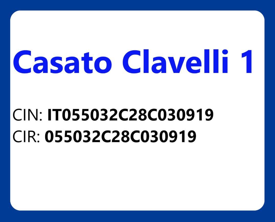 Casato Clavelli 1 Villa Collestatte Bagian luar foto